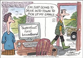 Fibre Broadband now available to much of Tichborne village