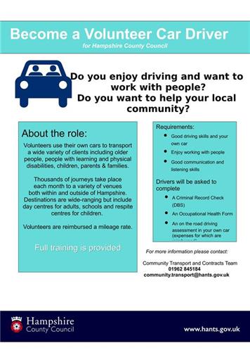  - Hampshire County Council Volunteer Drivers