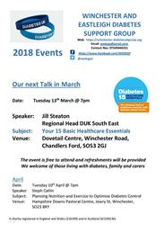 Winchester and Eastleigh Diabetes UK Support Group
